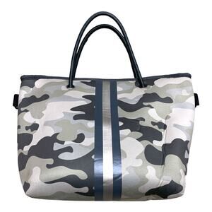 Haute Shore Ryan Safari Camo Neoprene Purse Shoulder Bag Tote